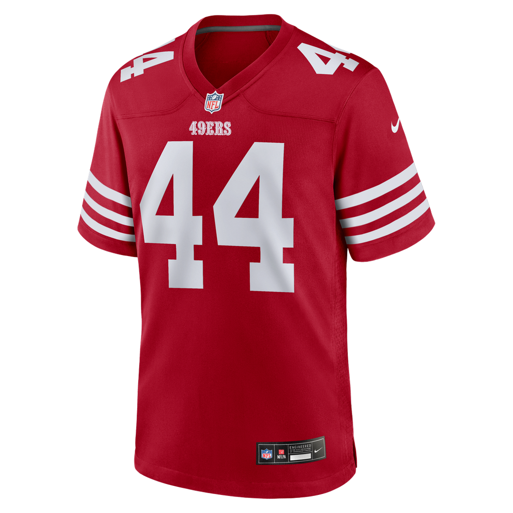 San Francisco 49ers Kyle Juszczyk Nike Scarlet Player Game Jersey