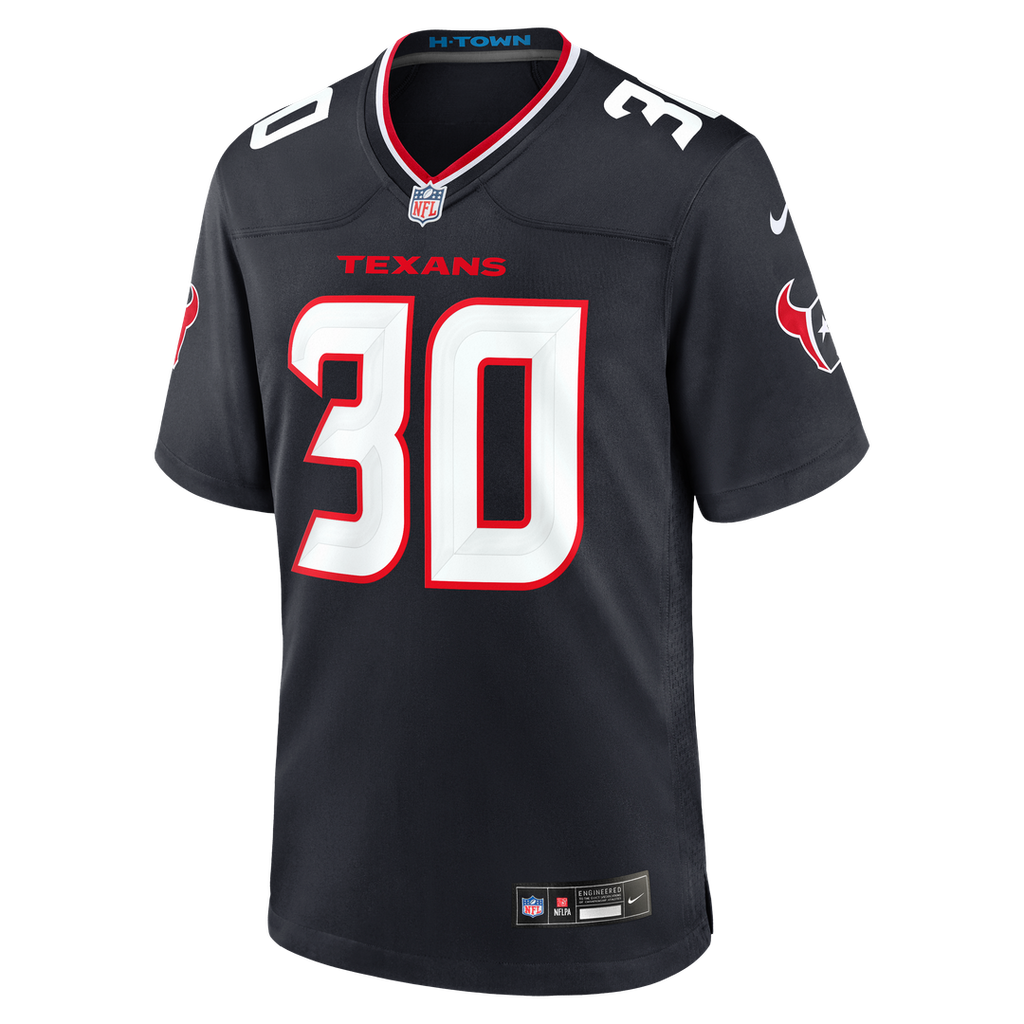 Houston Texans Brandon Codrington Nike Navy Team Game Jersey