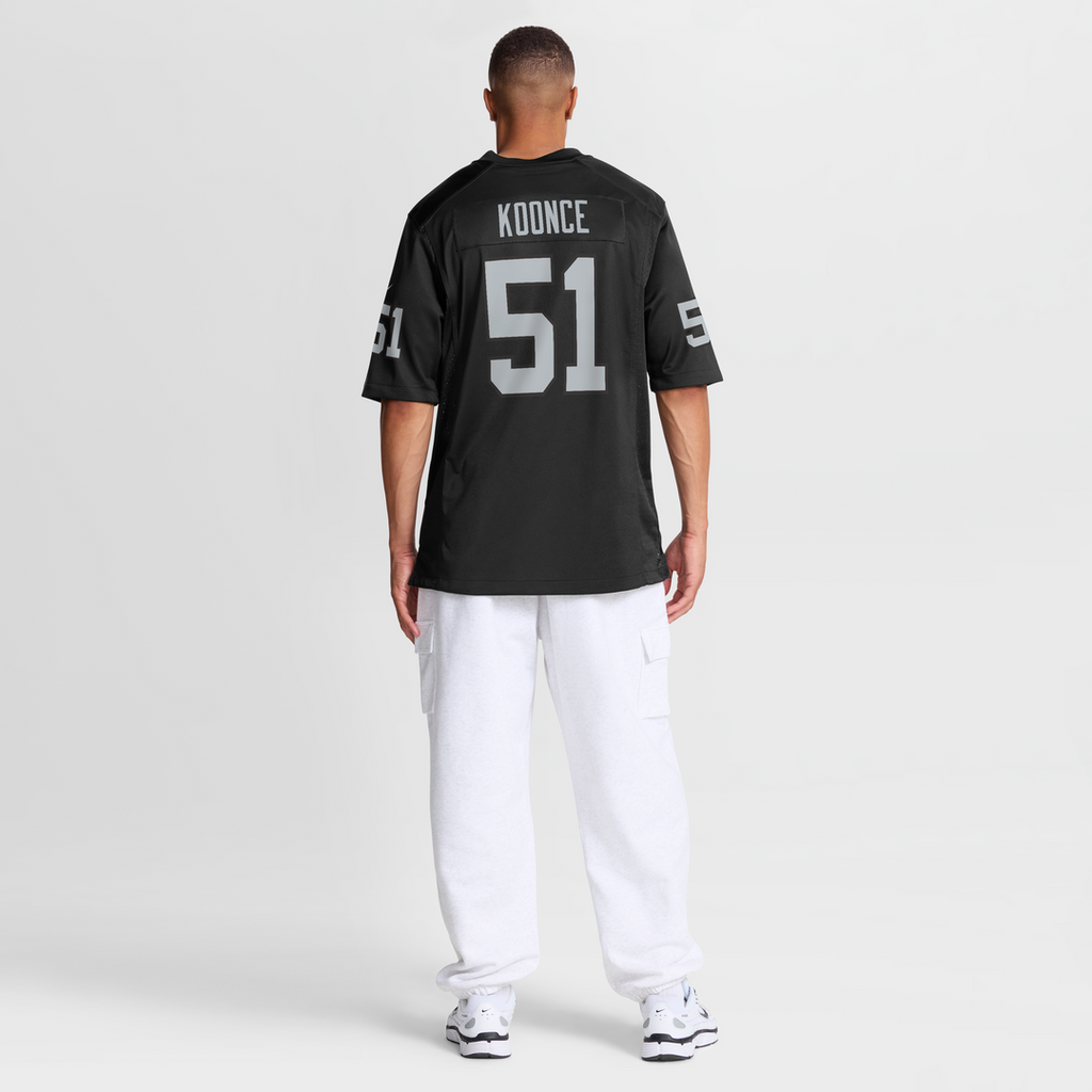 Las Vegas Raiders Malcolm Koonce Nike Black Game Jersey