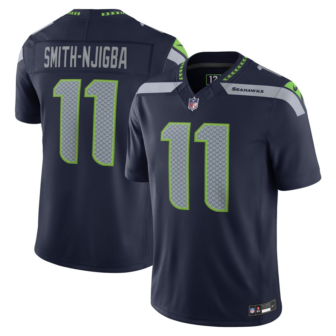 Seattle Seahawks Jaxon Smith-Njigba Nike Royal Alternate Vapor F.U.S.E. Stitched Limited Jersey