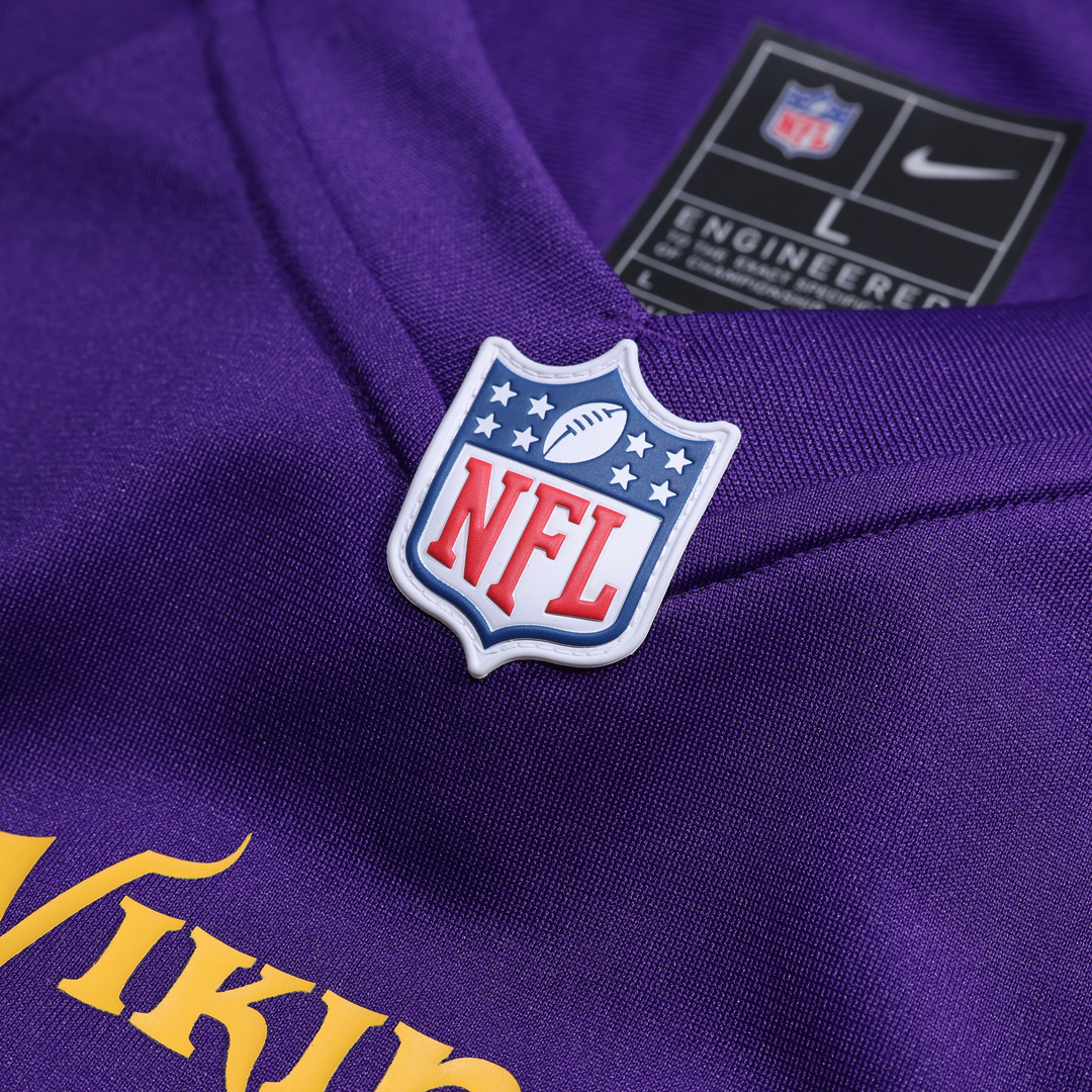 Minnesota Vikings Ryan Van Demark Nike Purple Team Game Jersey