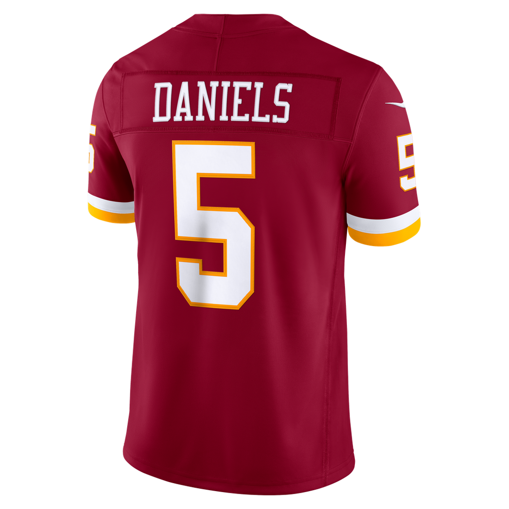 Washington Commanders Jayden Daniels Nike Burgundy Team Vapor F.U.S.E. Stitched Limited Jersey