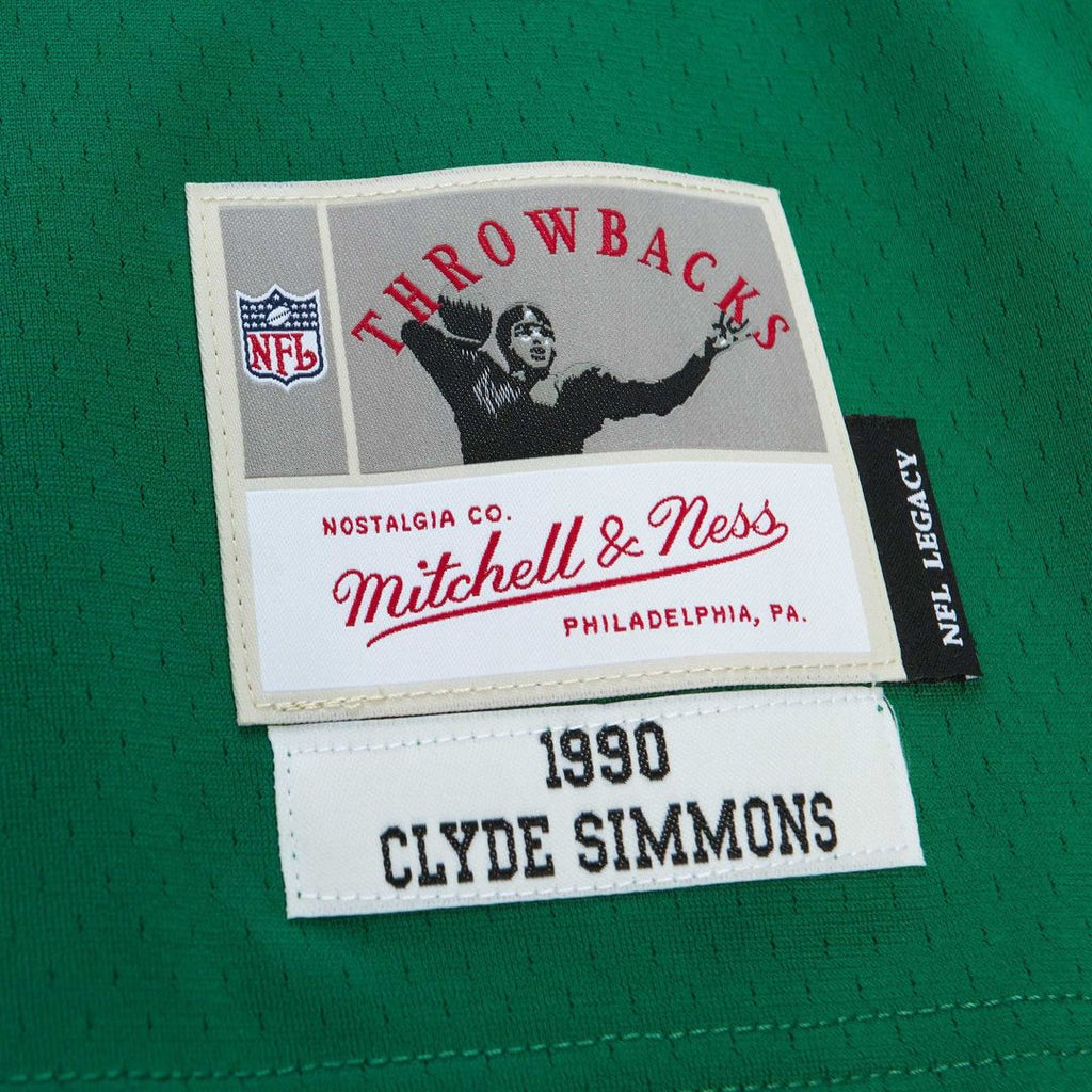Philadelphia Eagles Clyde Simmons Mitchell & Ness Kelly Green Legacy Replica Jersey