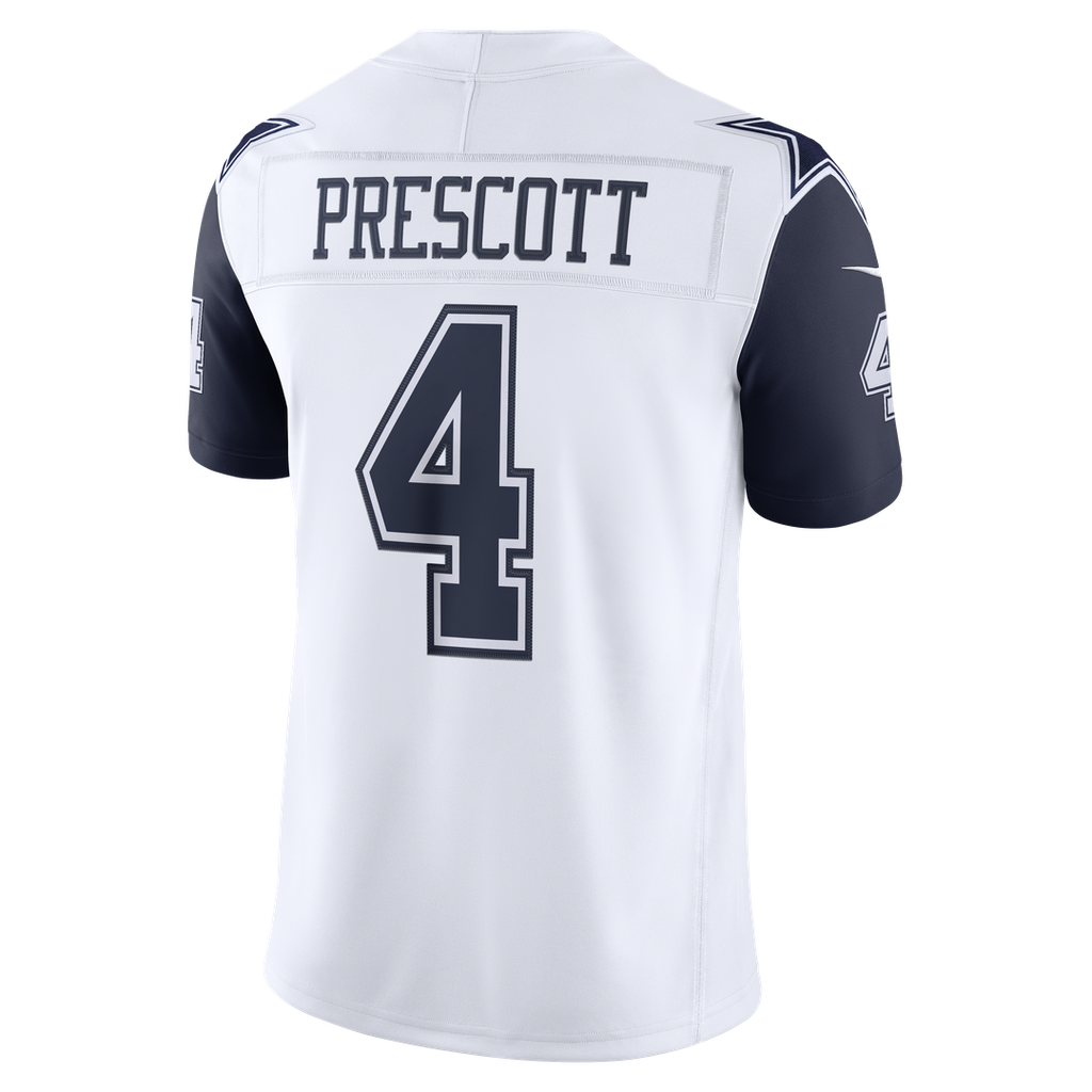 Dallas Cowboys Dak Prescott Nike Navy Team Vapor F.U.S.E. Stitched Limited Jersey
