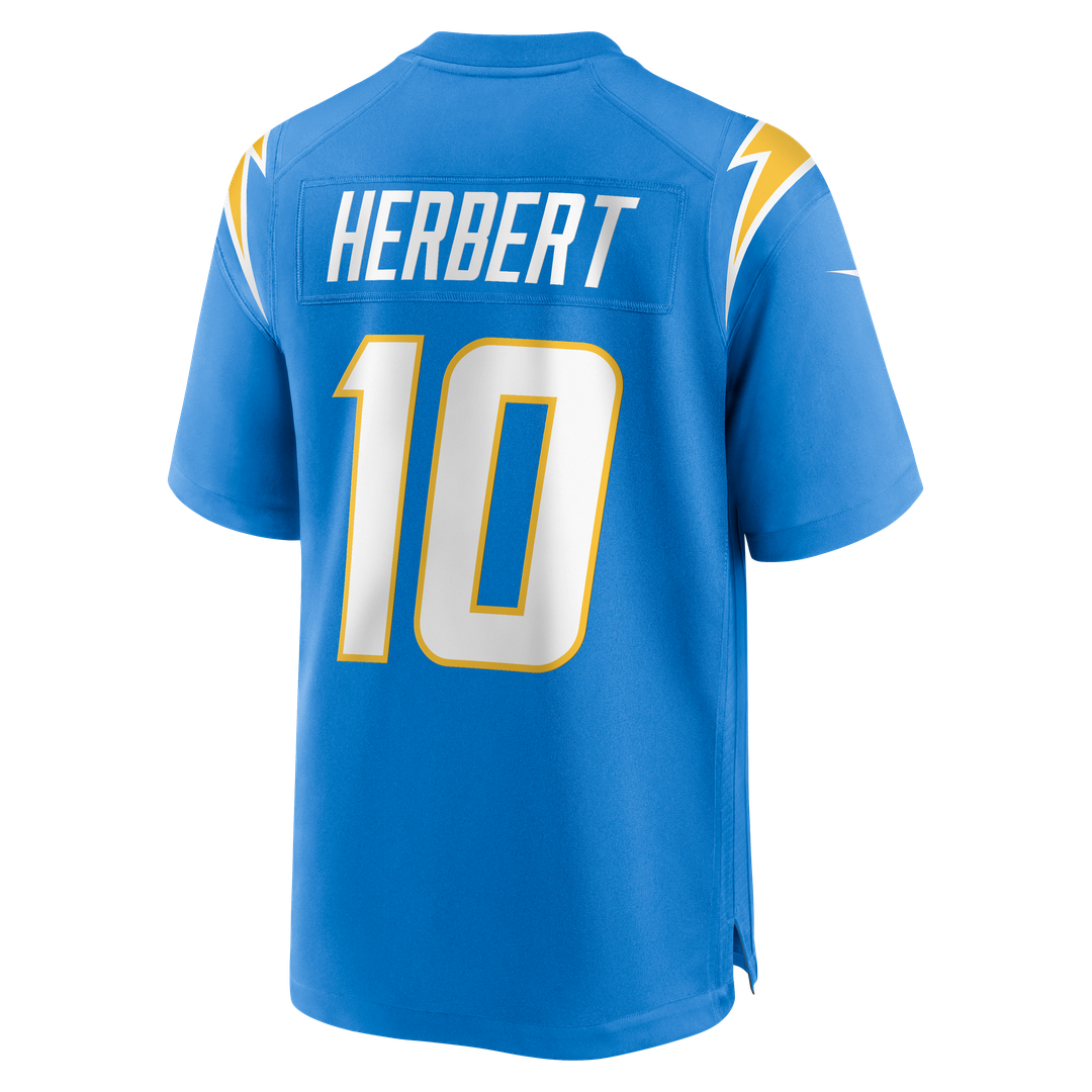 Los Angeles Chargers Justin Herbert Nike Powder Blue Player Game Jersey