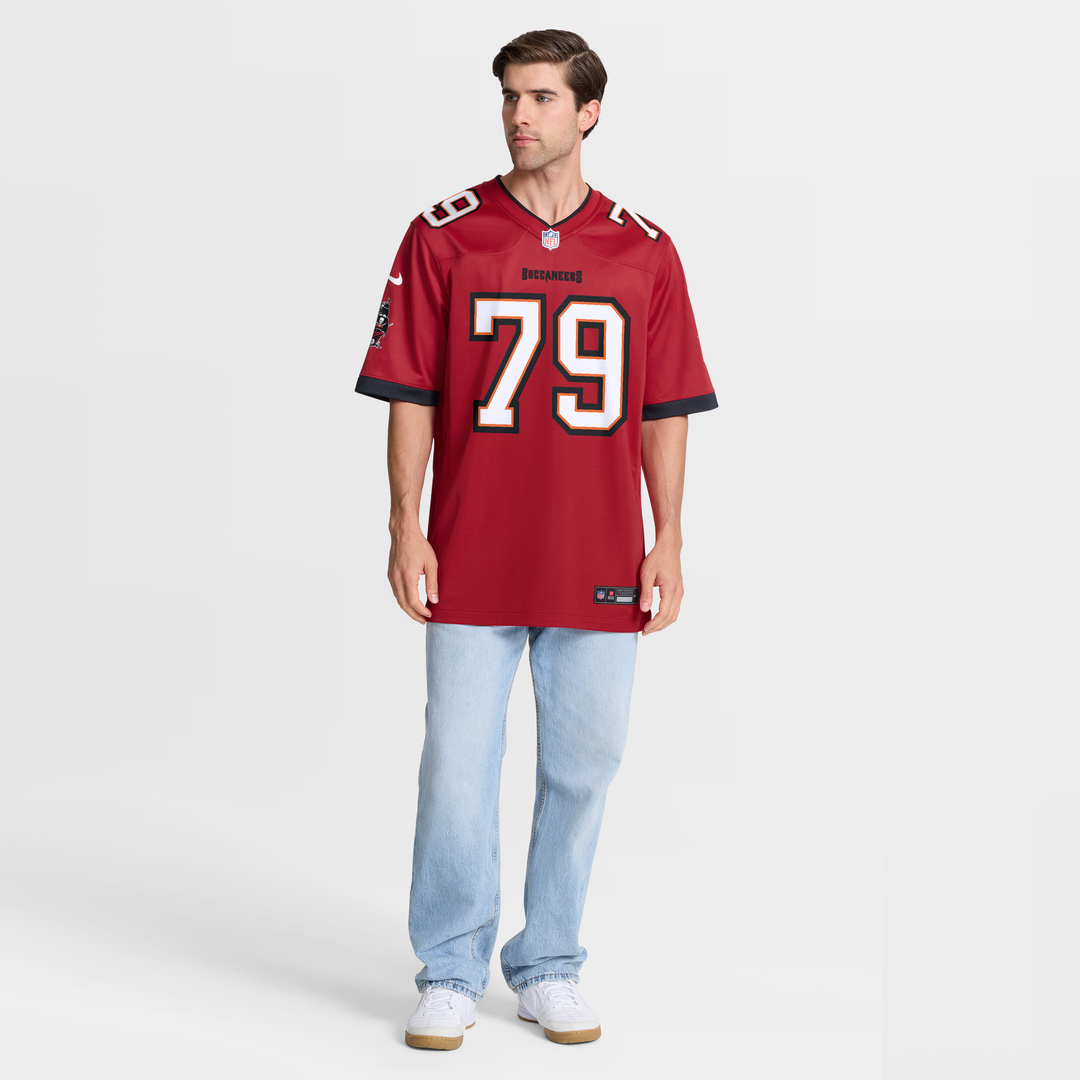Tampa Bay Buccaneers Elijah Klein Nike Red Game Jersey