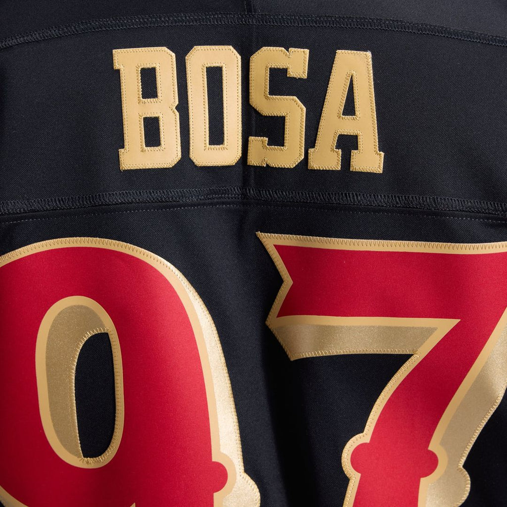 San Francisco 49ers Nick Bosa Nike Black Rivalries Collection Stitched Limited Jersey