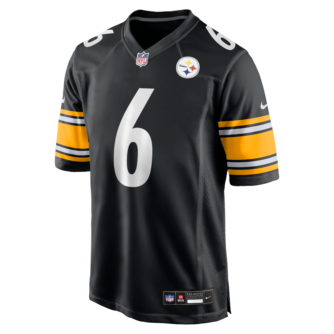 Pittsburgh Steelers Patrick Queen Nike Gold Alternate 1933 Throwback Game Jersey