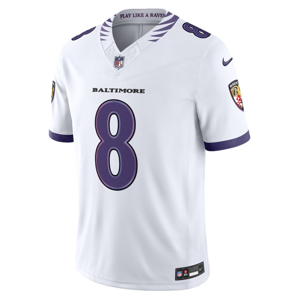 Baltimore Ravens Lamar Jackson Nike Purple Team Vapor F.U.S.E. Stitched Limited Jersey