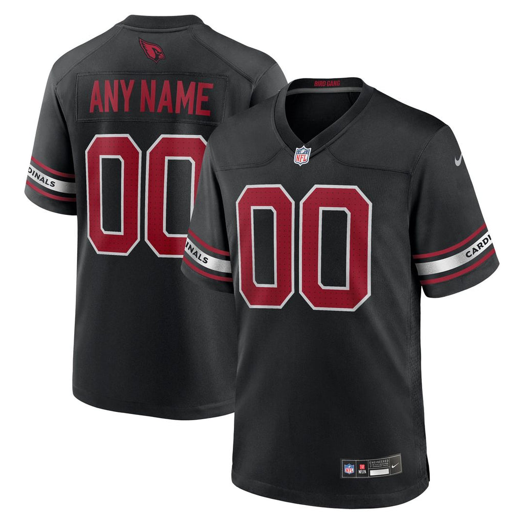 Arizona Cardinals Nike Black Alternate Custom Game Jersey