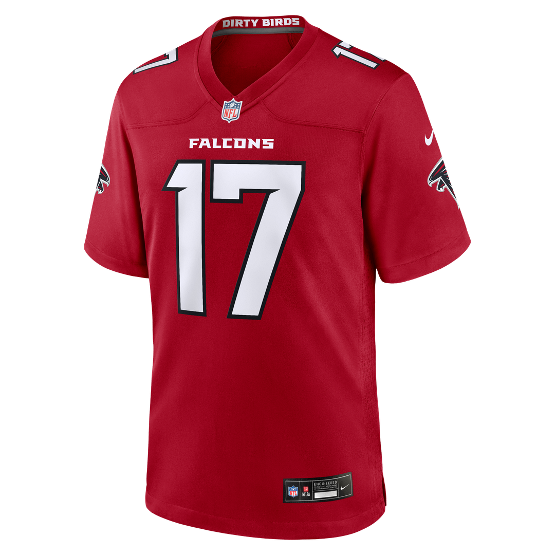 Atlanta Falcons Zachariah Branch Nike Red Team Game Jersey