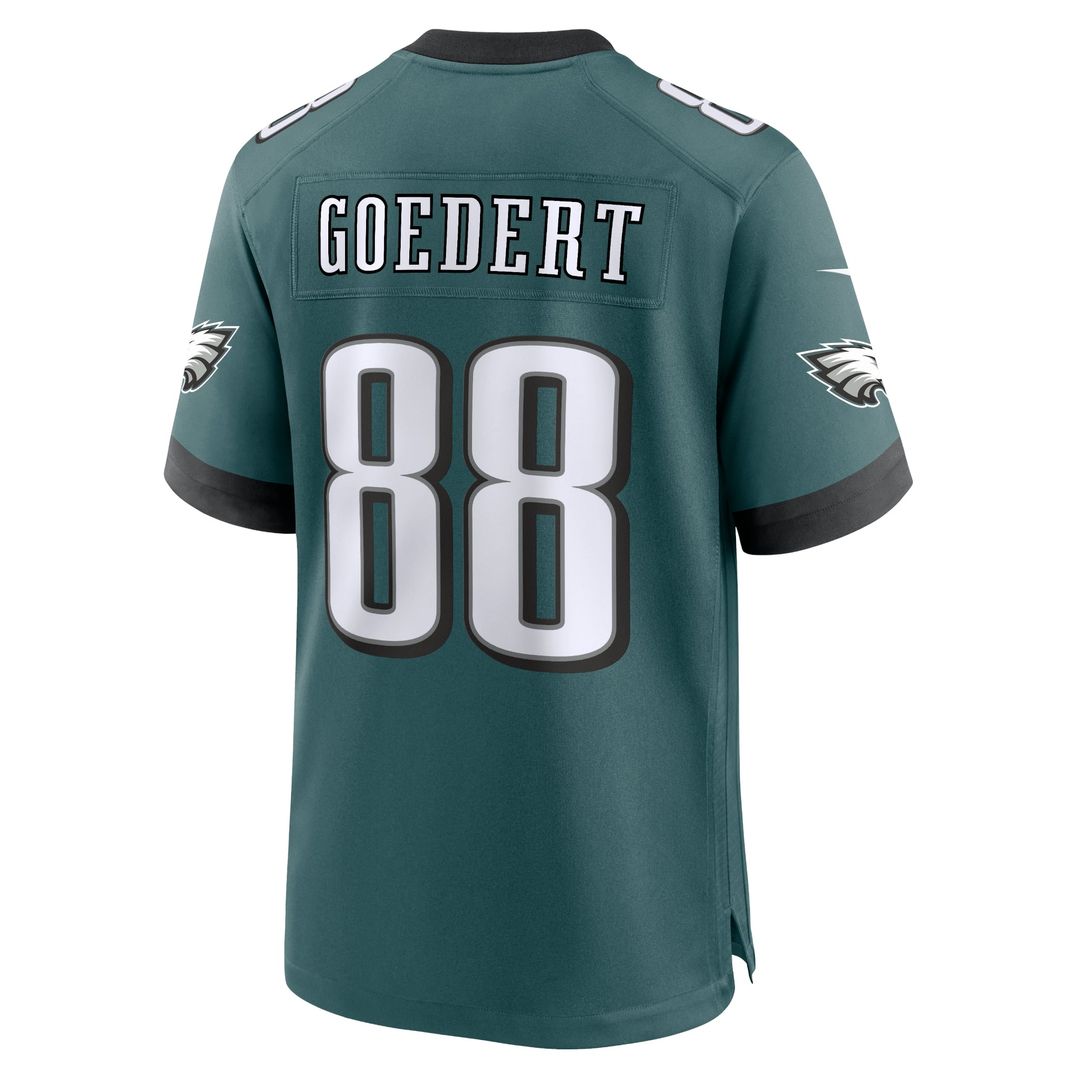 Philadelphia Eagles Dallas Goedert Nike Midnight Green Team Game Jersey