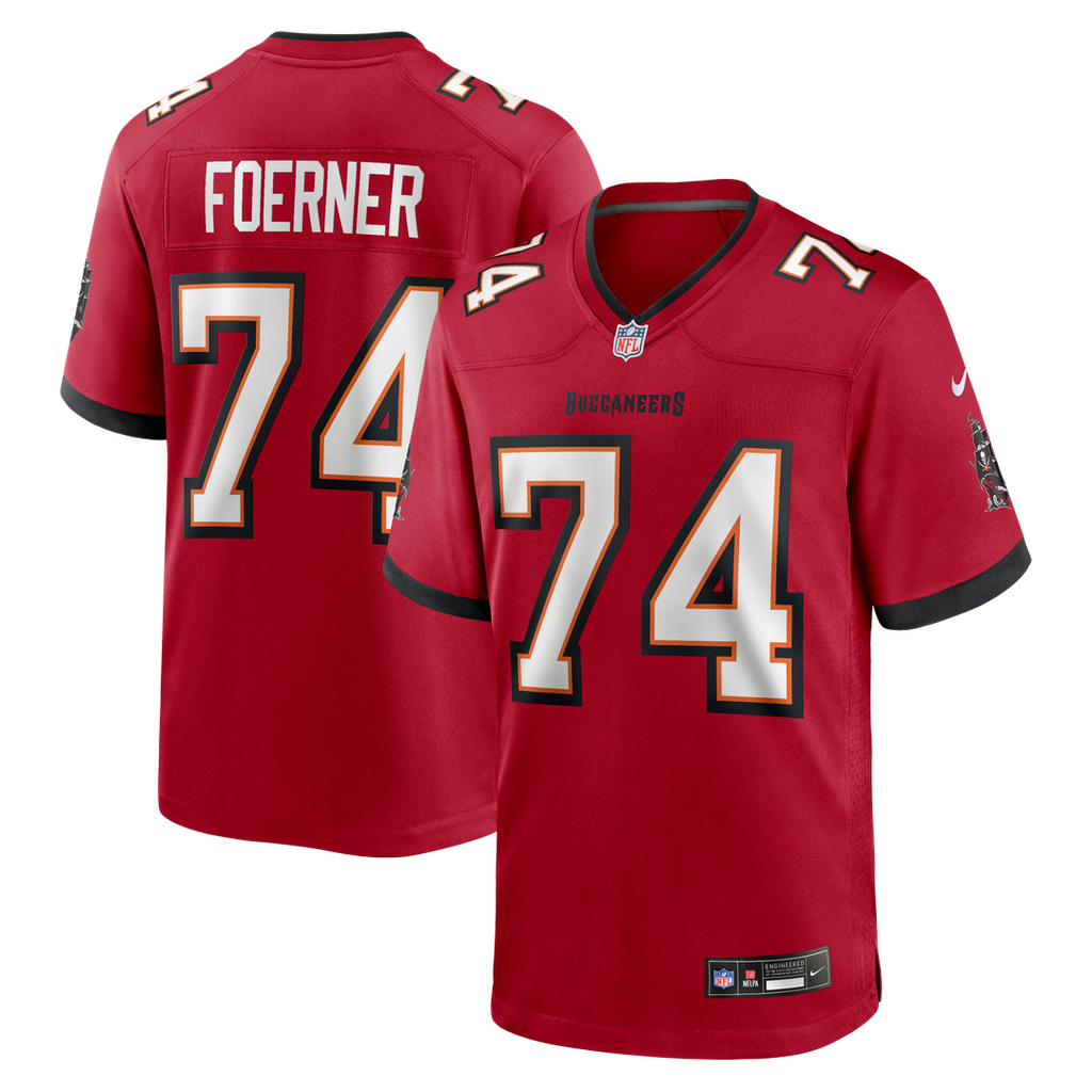Tampa Bay Buccaneers Marshall Foerner Nike Red Team Game Jersey