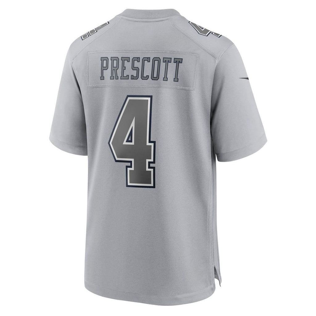Dallas Cowboys Dak Prescott Nike Gray Atmosphere Fashion Game Jersey