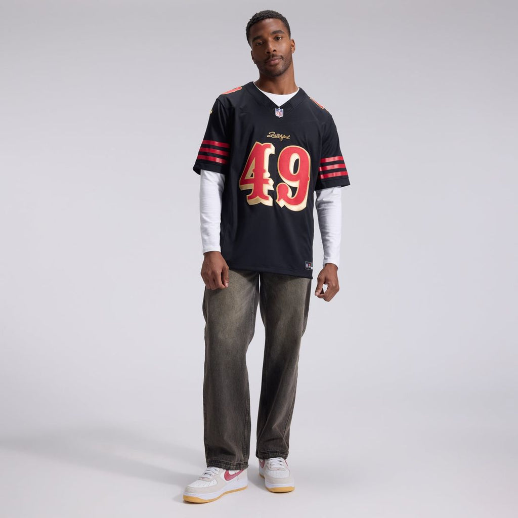 San Francisco 49ers The Faithful Nike Black Rivalries Collection Stitched Limited Jersey