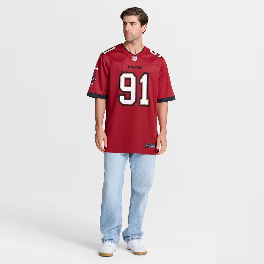 Tampa Bay Buccaneers A'Shawn Robinson Nike Red Team Game Jersey
