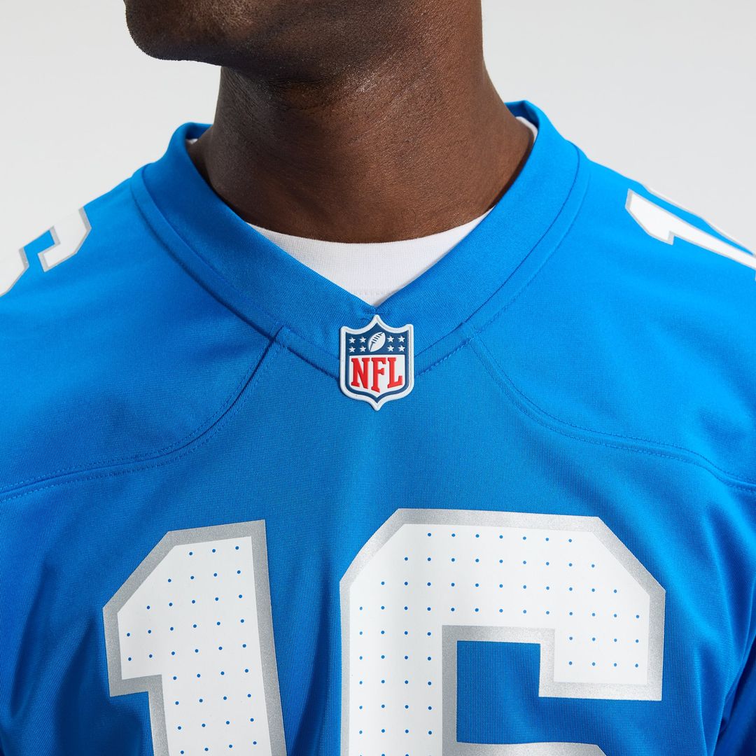 Detroit Lions Jared Goff Nike White Game Jersey