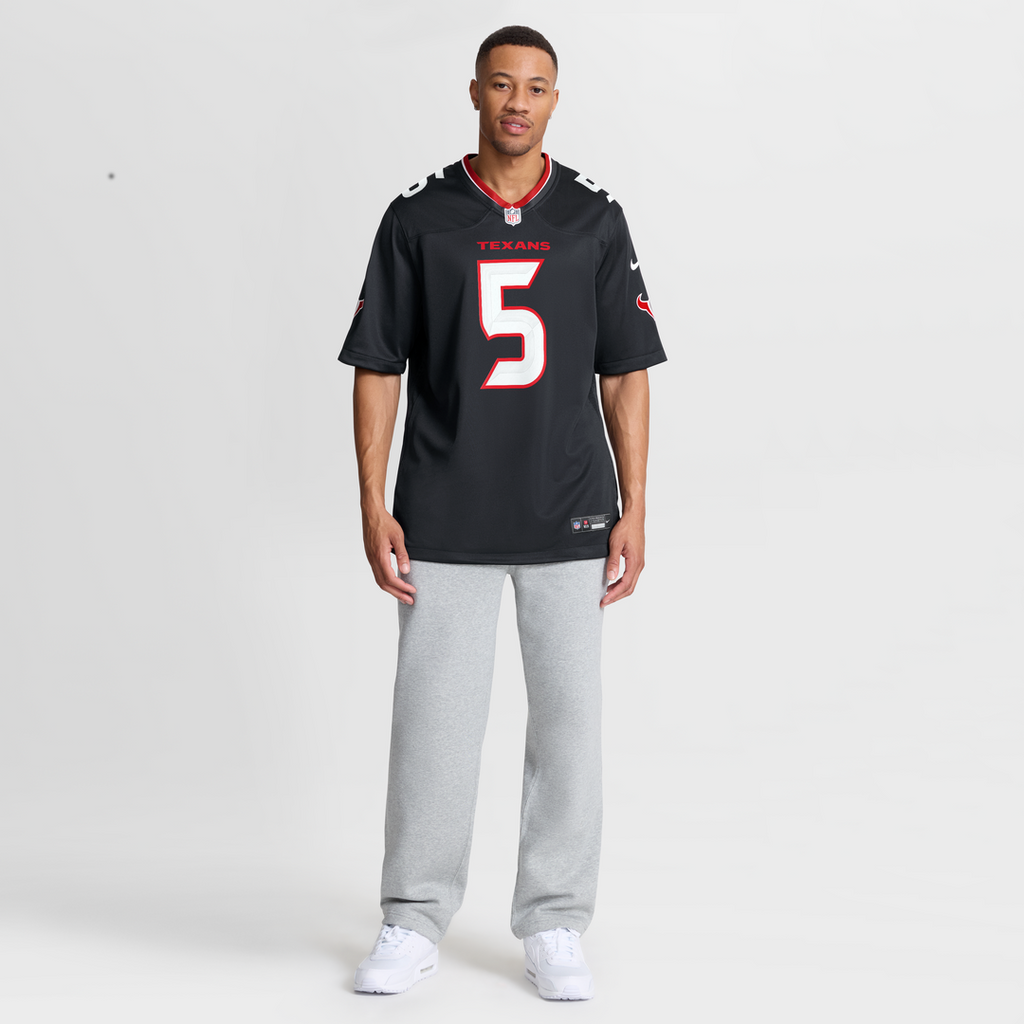 Houston Texans Jalen Pitre Nike Navy Game Jersey