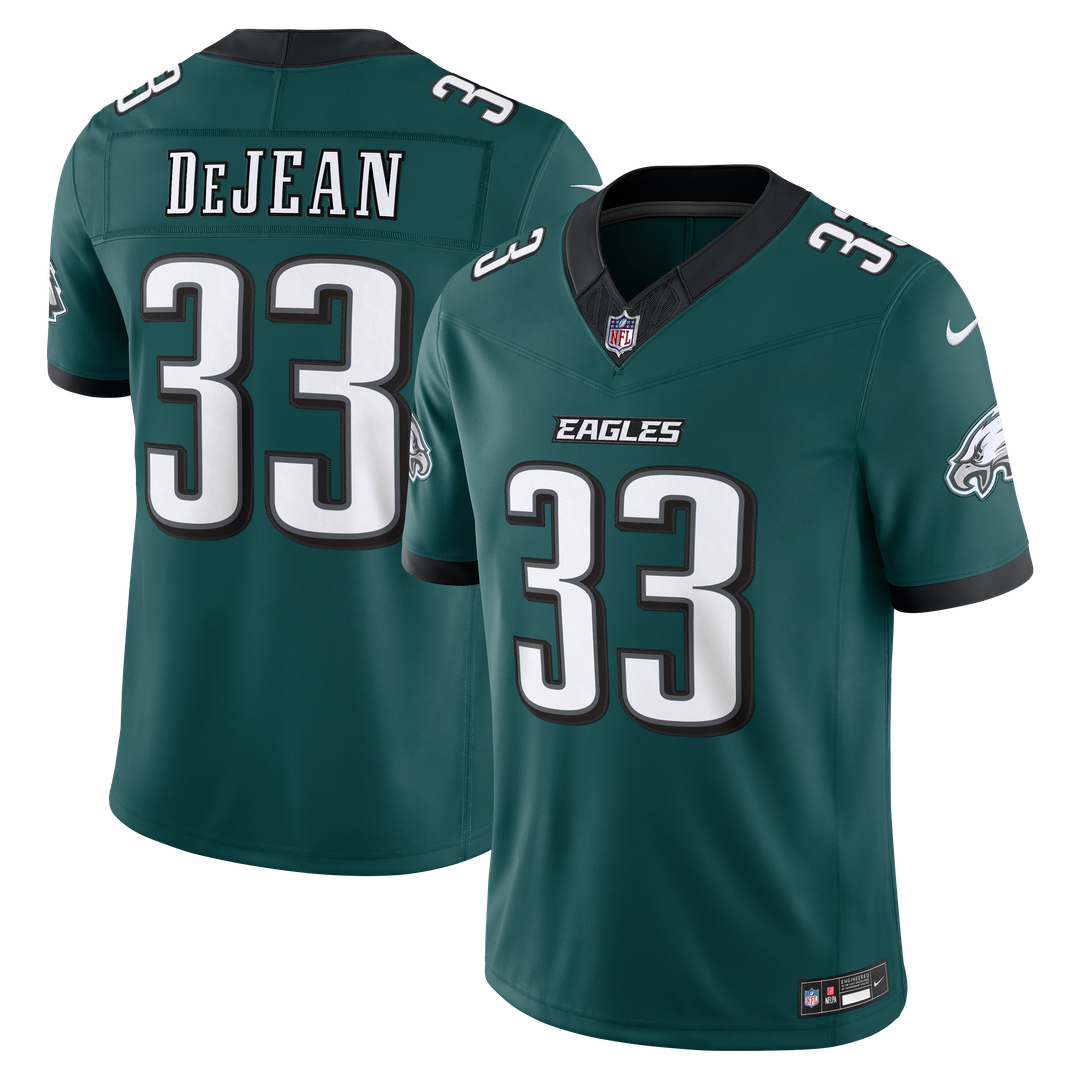 Philadelphia Eagles Cooper DeJean Nike Kelly Green Alternate Vapor F.U.S.E. Stitched Limited Jersey