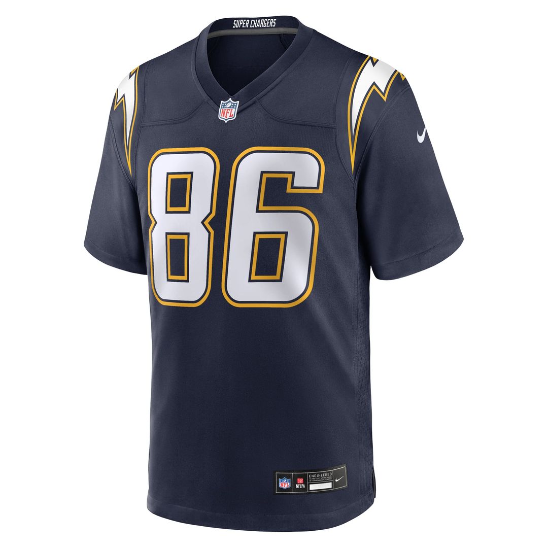 Los Angeles Chargers Oronde Gadsden Nike Gold Alternate Charger Power Game Jersey