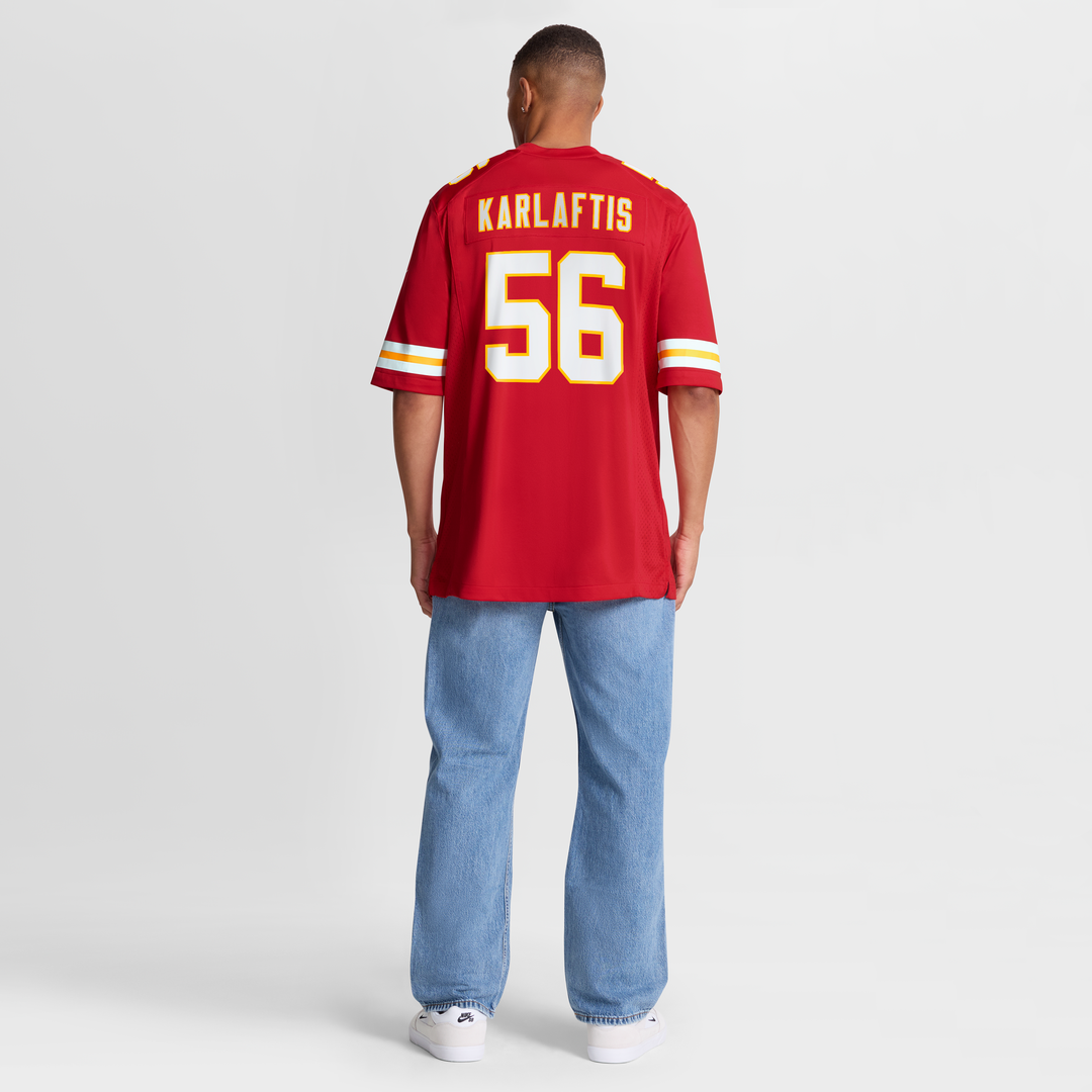 Kansas City Chiefs George Karlaftis Nike Red Player Game Jersey
