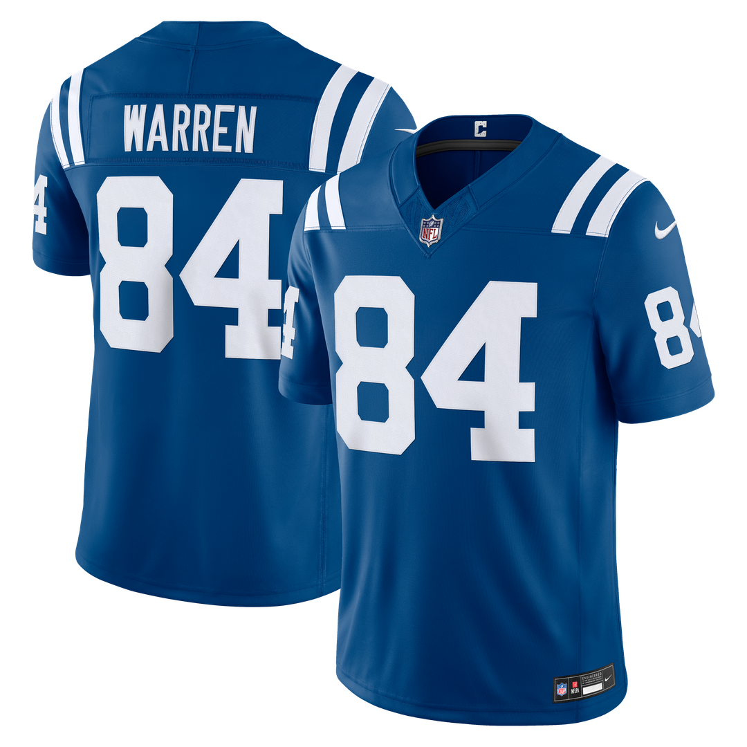Indianapolis Colts Tyler Warren Nike White Vapor F.U.S.E. Stitched Limited Jersey