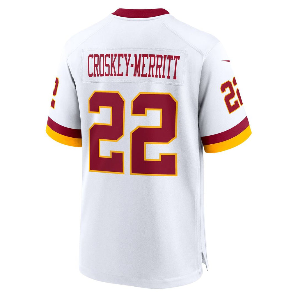 Washington Commanders Jacory Croskey-Merritt Nike Burgundy Game Jersey