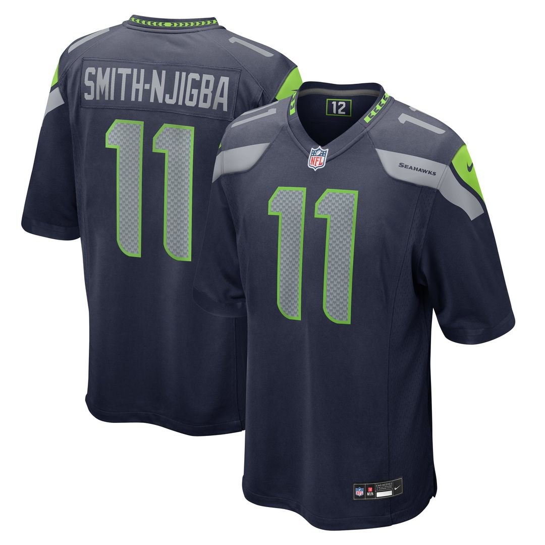 Seattle Seahawks Jaxon Smith-Njigba Nike Royal Throwback Player Game Jersey