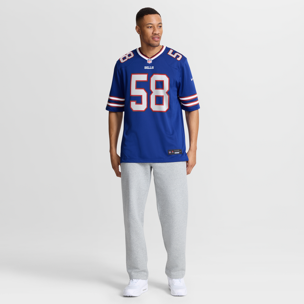 Buffalo Bills Matt Milano Nike Royal Game Player Jersey