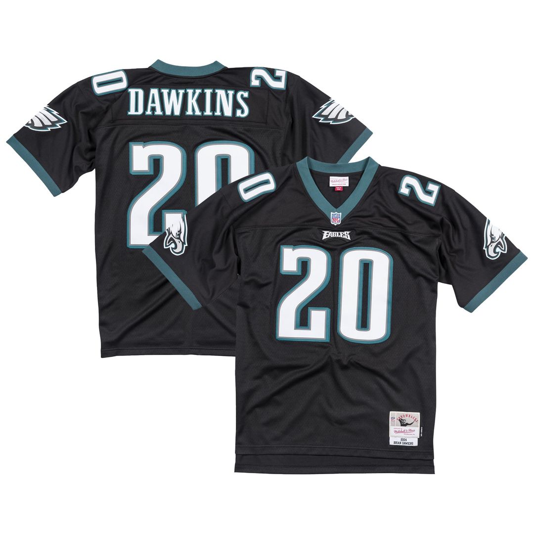 Philadelphia Eagles Brian Dawkins Mitchell & Ness Green Legacy Replica Jersey
