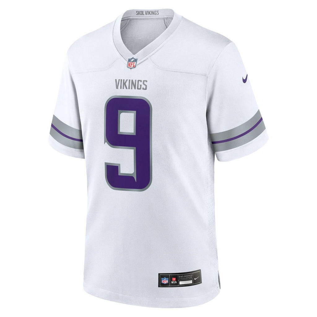 Minnesota Vikings J.J. McCarthy Nike White Alternate Game Player Jersey