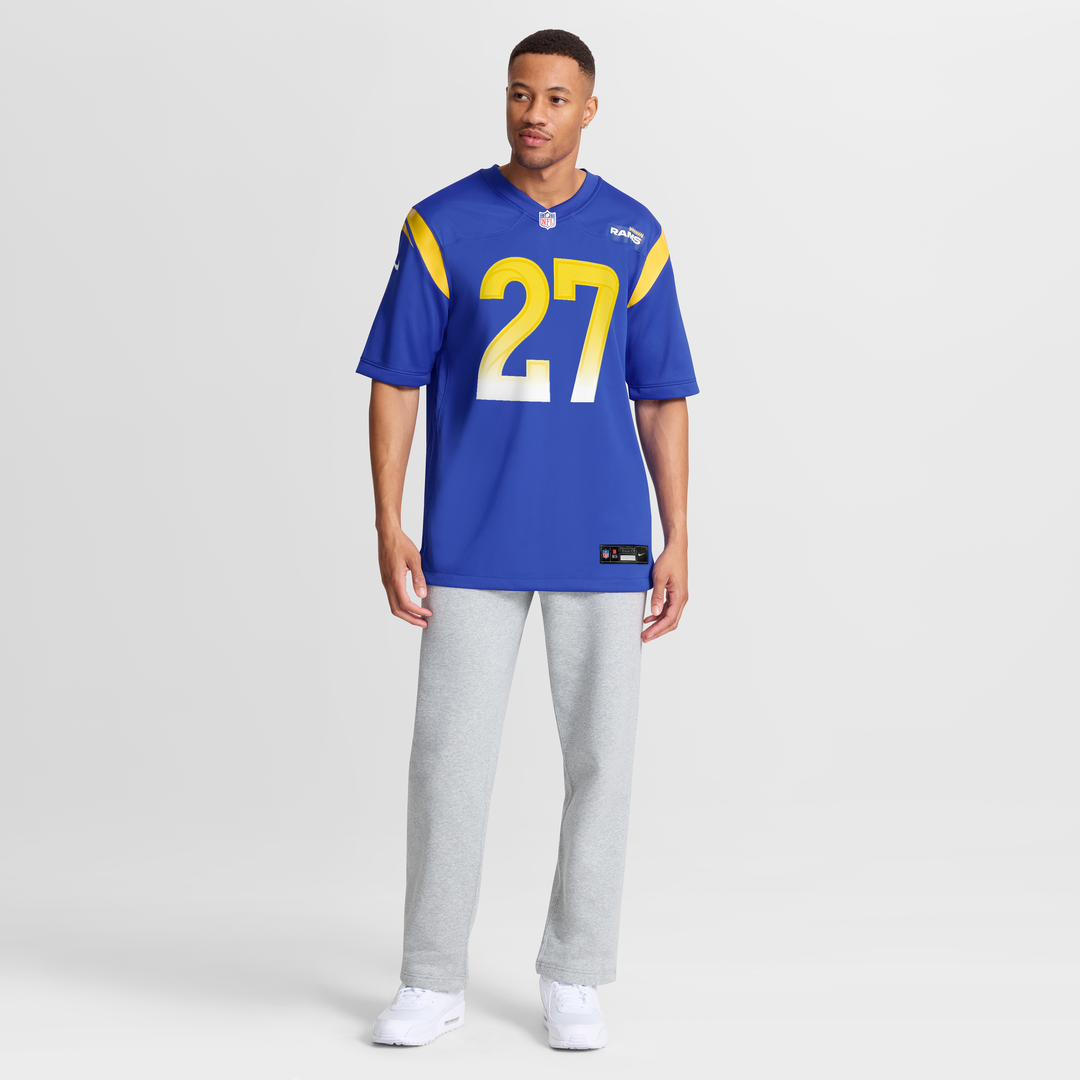 Los Angeles Rams Jarquez Hunter Nike Royal Team Game Jersey