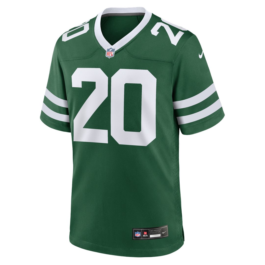 New York Jets Breece Hall Nike Legacy White Game Jersey