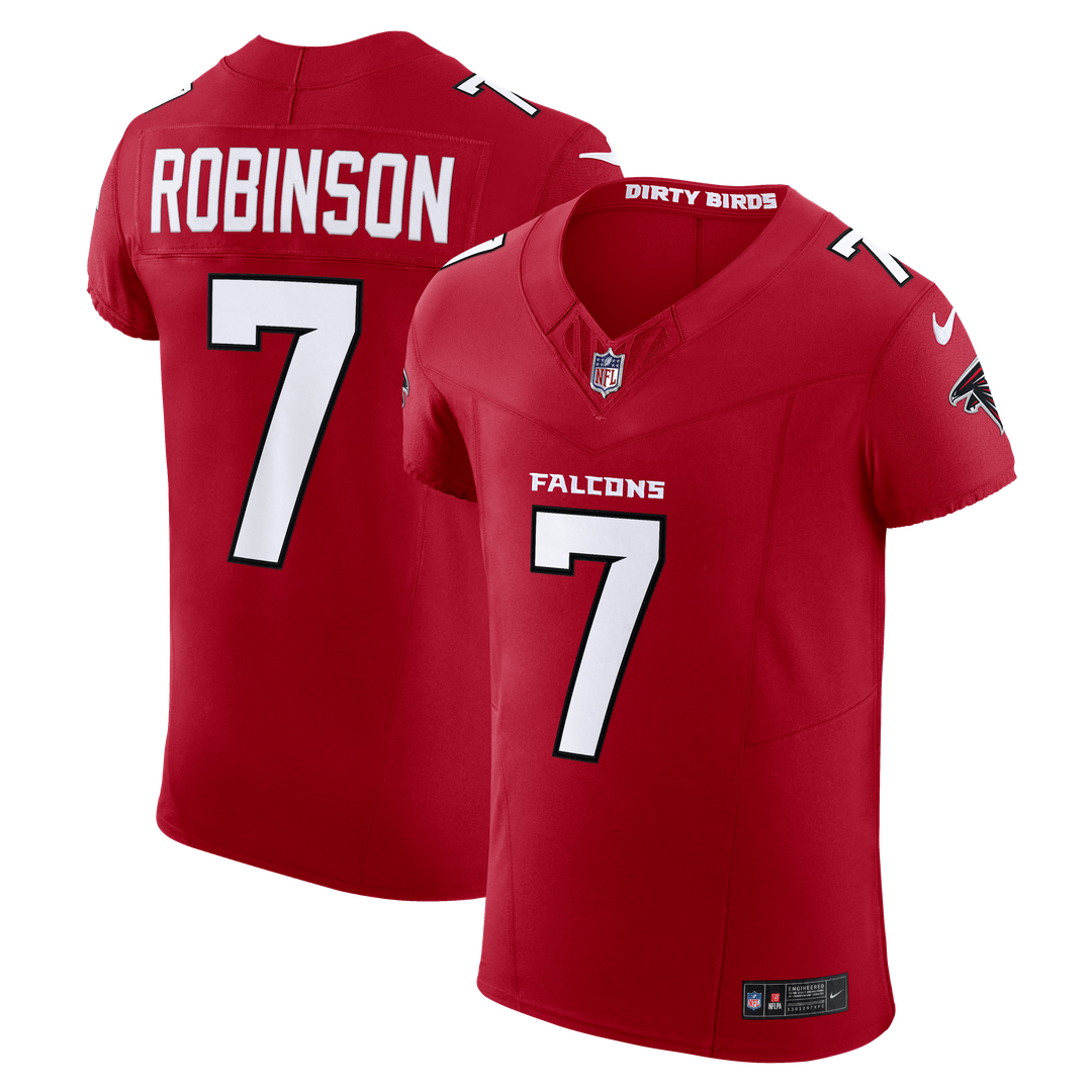 Atlanta Falcons Bijan Robinson Nike Red Team Vapor F.U.S.E. Elite Jersey