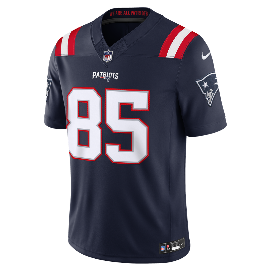 New England Patriots Hunter Henry Nike Navy Team Vapor F.U.S.E. Stitched Limited Jersey