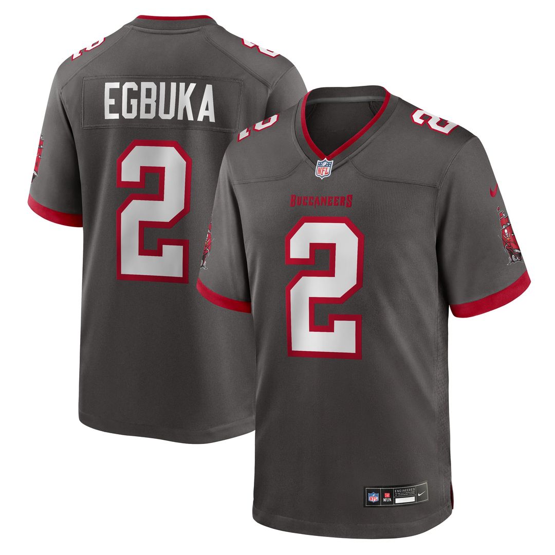 Tampa Bay Buccaneers Emeka Egbuka Nike Red Team Game Jersey
