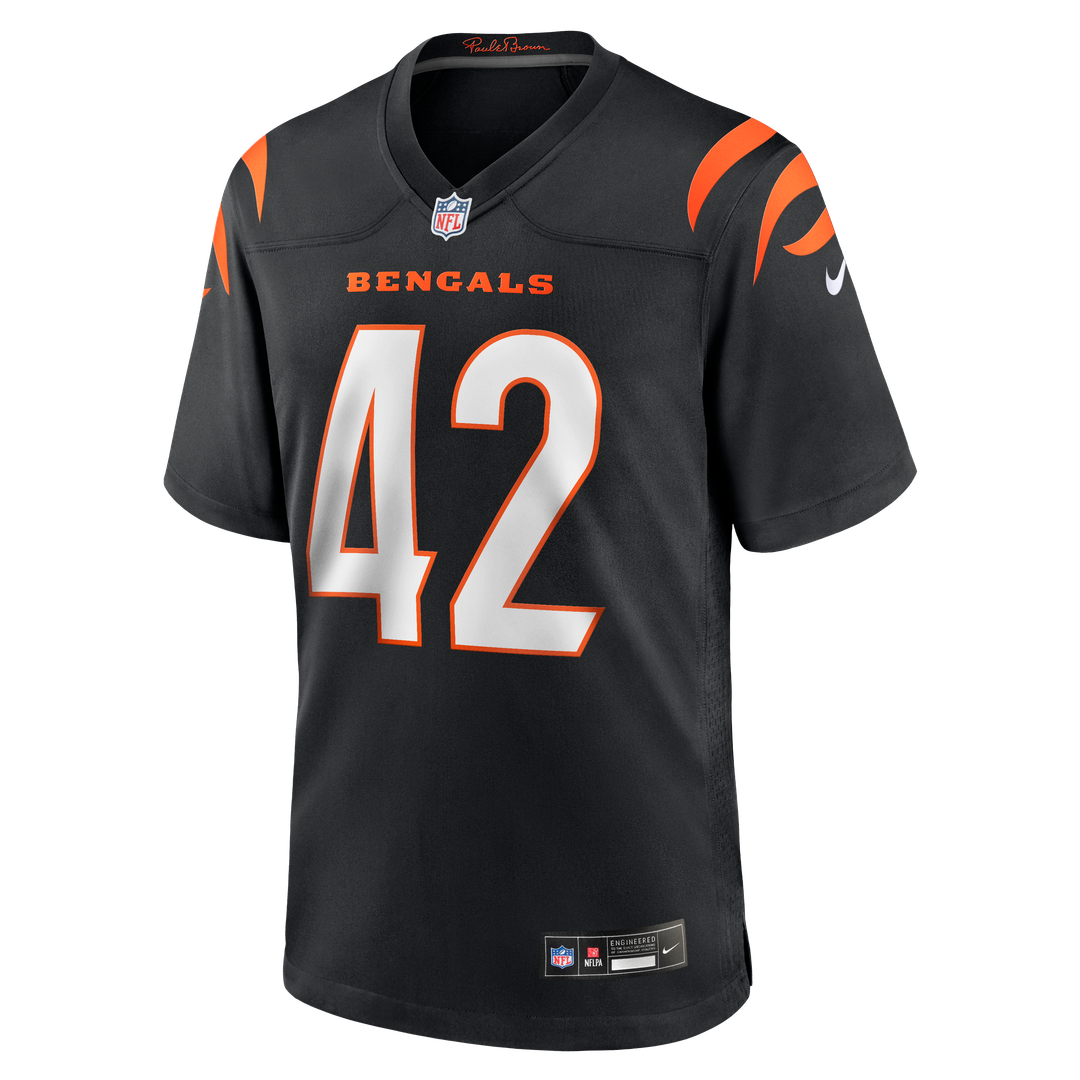 Cincinnati Bengals Oren Burks Nike Black Team Game Jersey