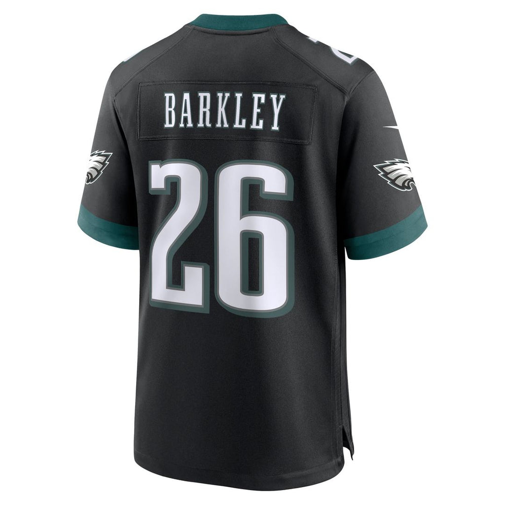 Philadelphia Eagles Saquon Barkley Nike Midnight Green Game Player Jersey