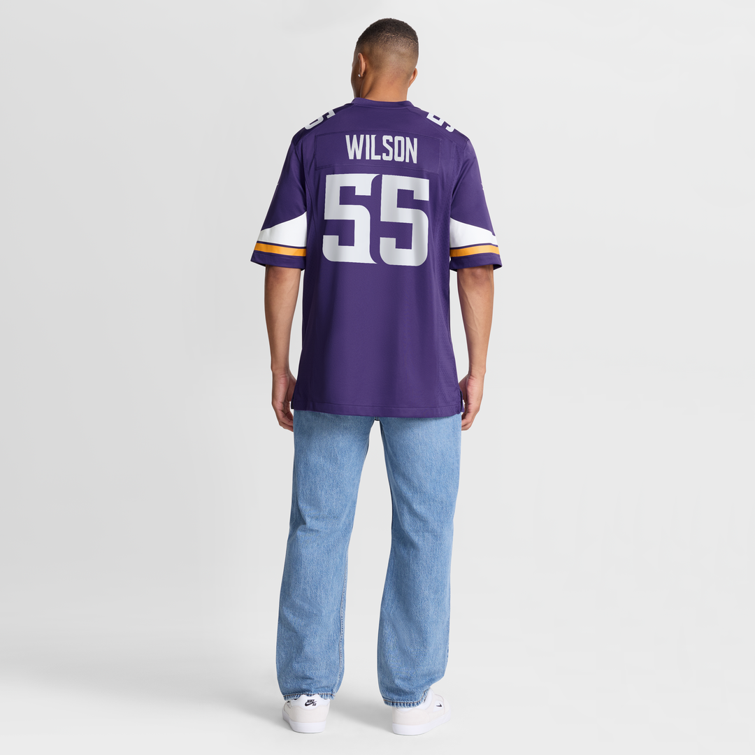Minnesota Vikings Eric Wilson Nike Purple Team Game Jersey