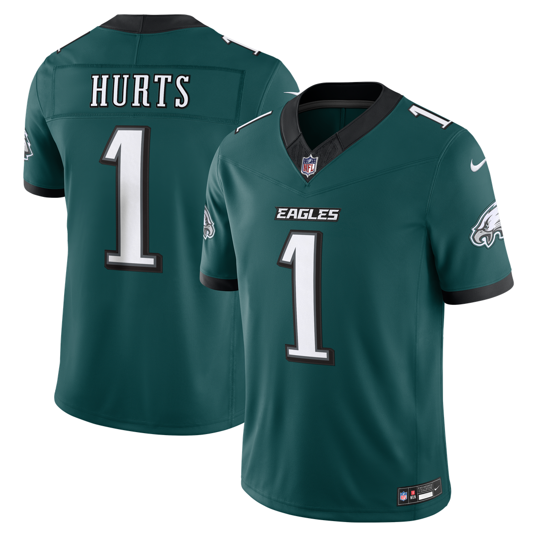 Philadelphia Eagles Jalen Hurts Nike Black Alternate Vapor F.U.S.E. Stitched Limited Jersey