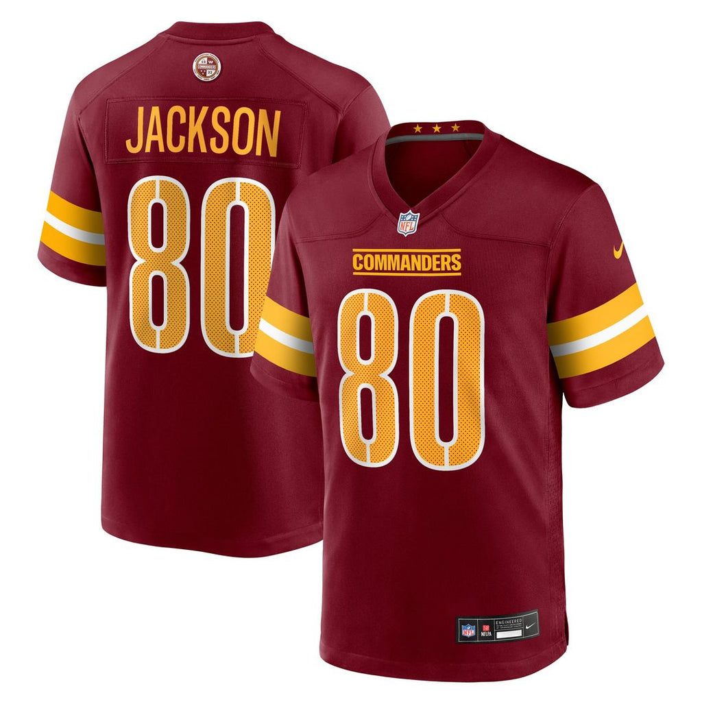 Washington Commanders Tyree Jackson Nike Burgundy Team Game Jersey