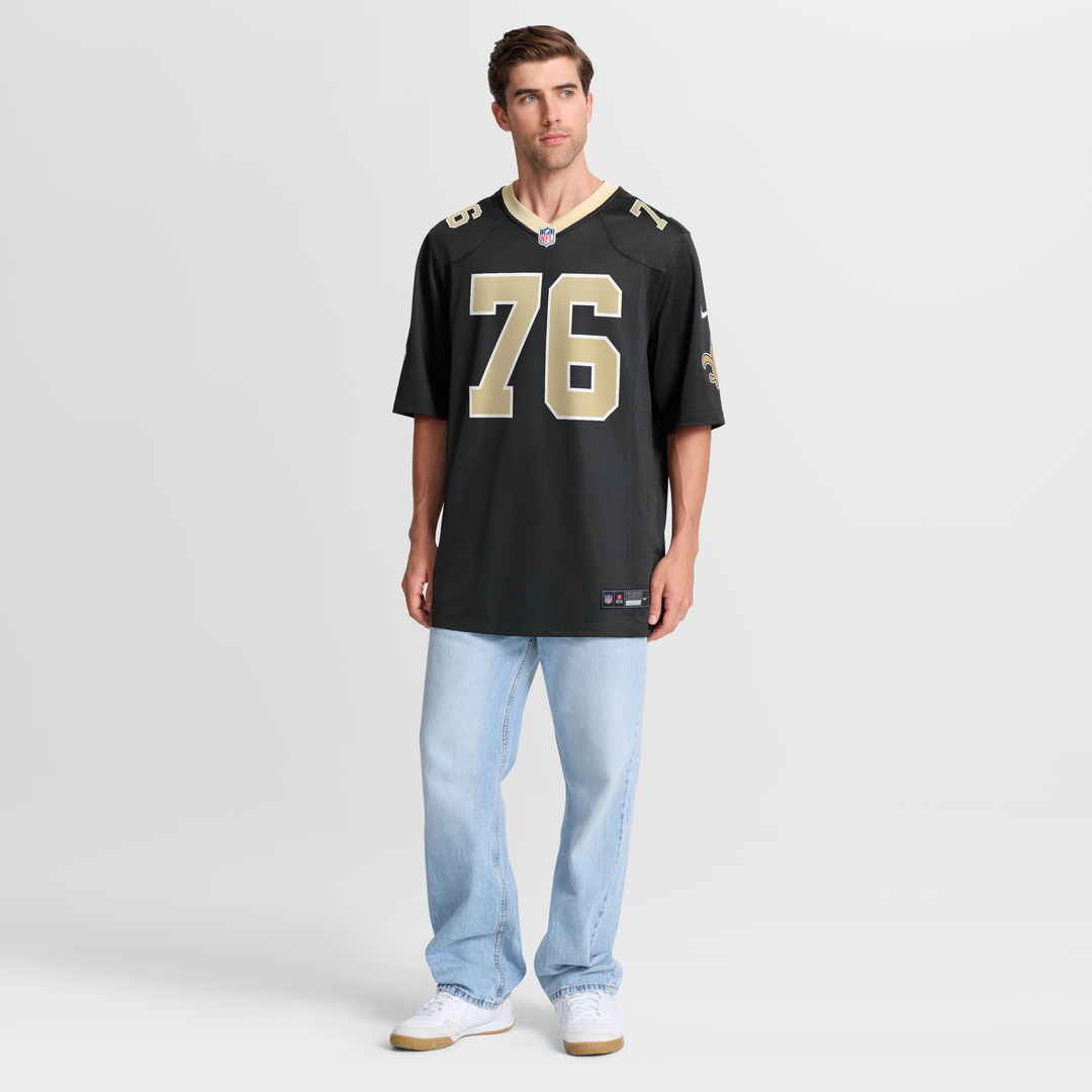 New Orleans Saints Will Clapp Nike Black Team Game Jersey