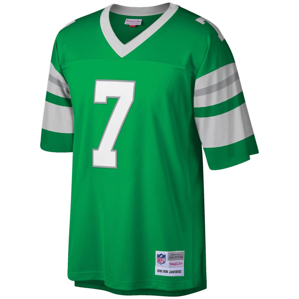Philadelphia Eagles Ron Jaworski Mitchell & Ness Kelly Green Legacy Replica Jersey