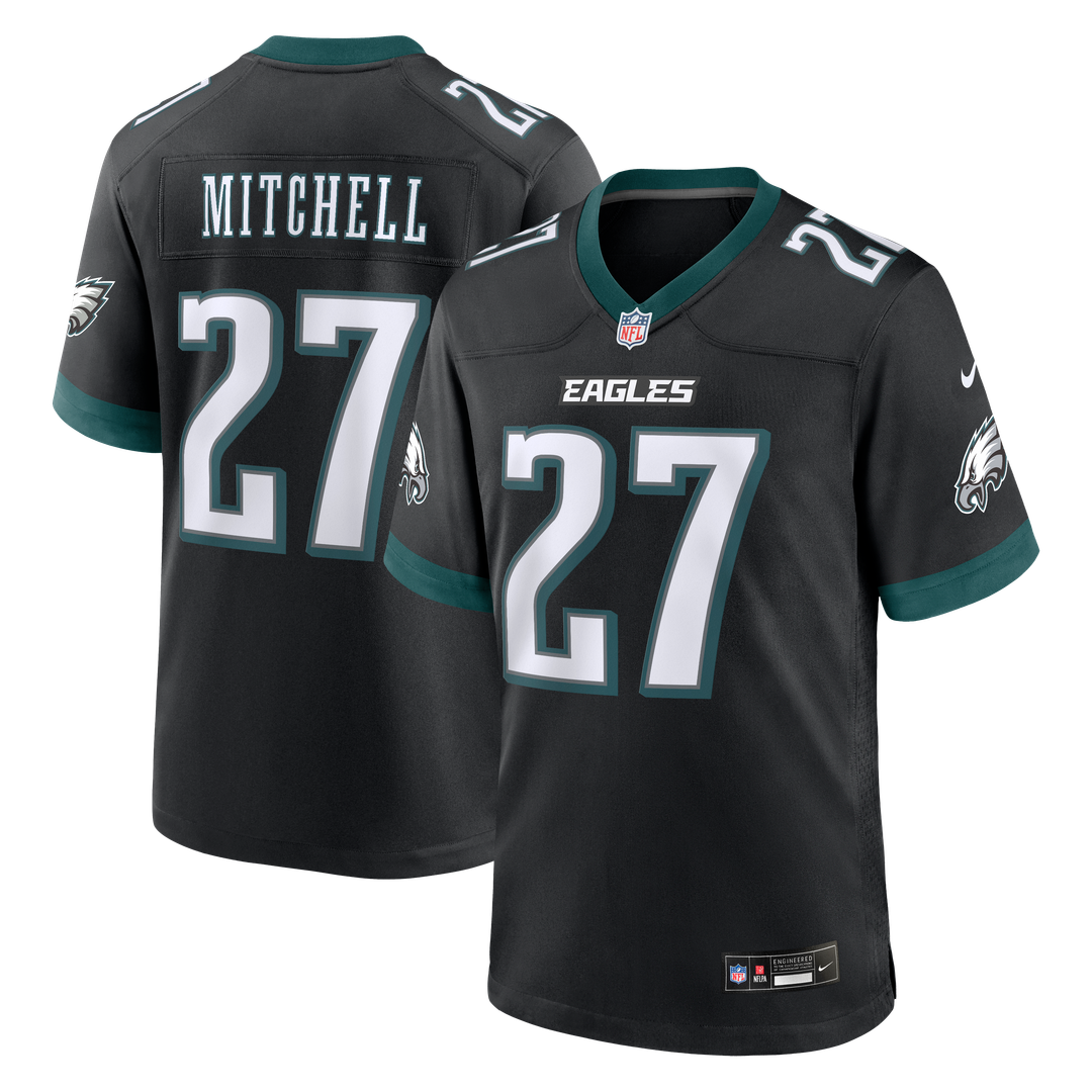 Philadelphia Eagles Quinyon Mitchell Nike Kelly Green Alternate Game Jersey