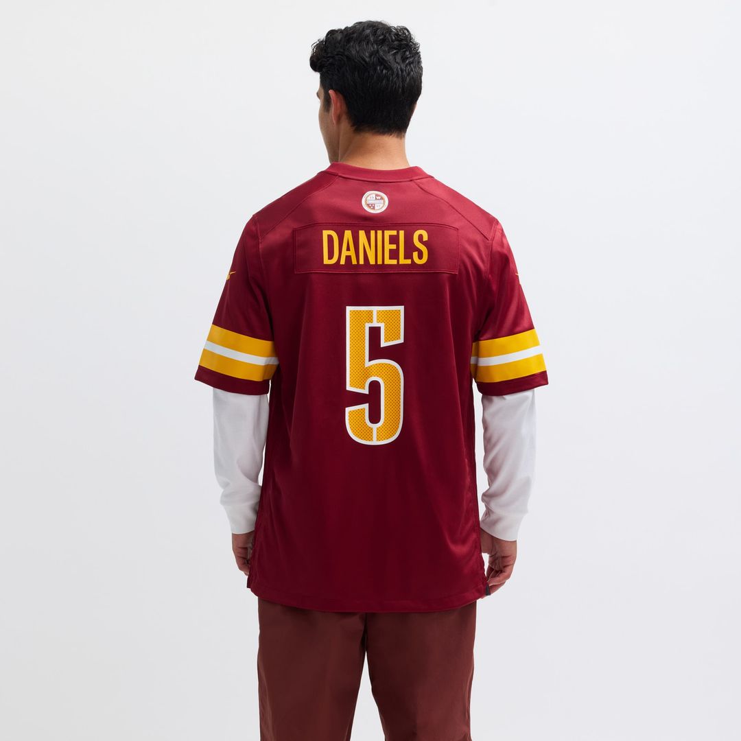 Washington Commanders Jayden Daniels Nike Burgundy Player Game Jersey