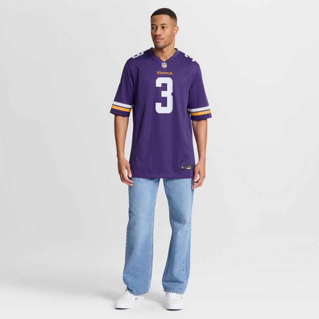 Minnesota Vikings Jordan Addison Nike White Alternate Game Player Jersey