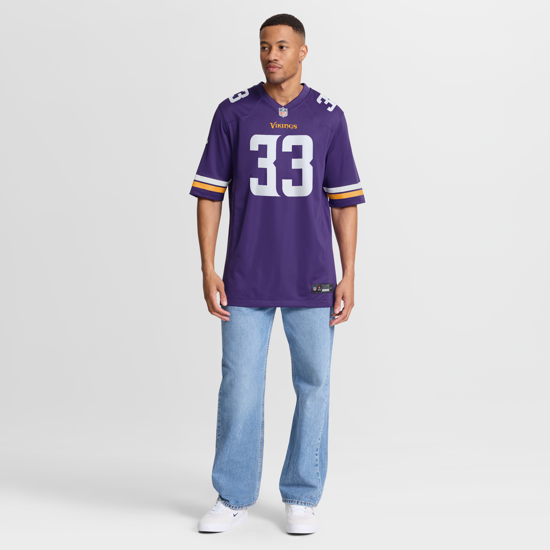 Minnesota Vikings Aaron Jones Nike Purple Game Player Jersey