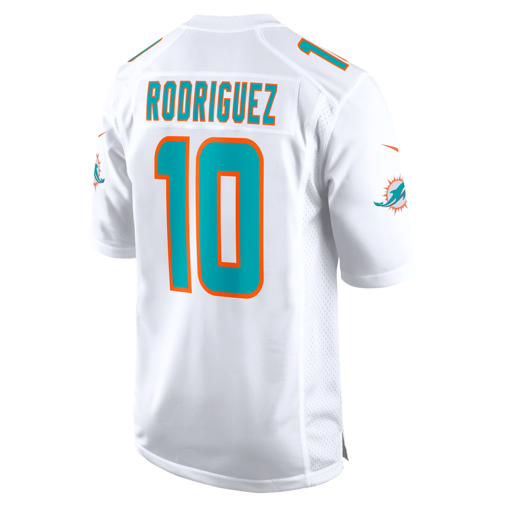 Miami Dolphins Jacob Rodriguez Nike White Game Jersey