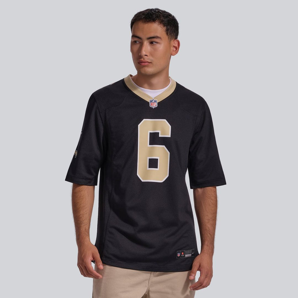 New Orleans Saints Tyler Shough Nike Gold Alternate Game Player Jersey