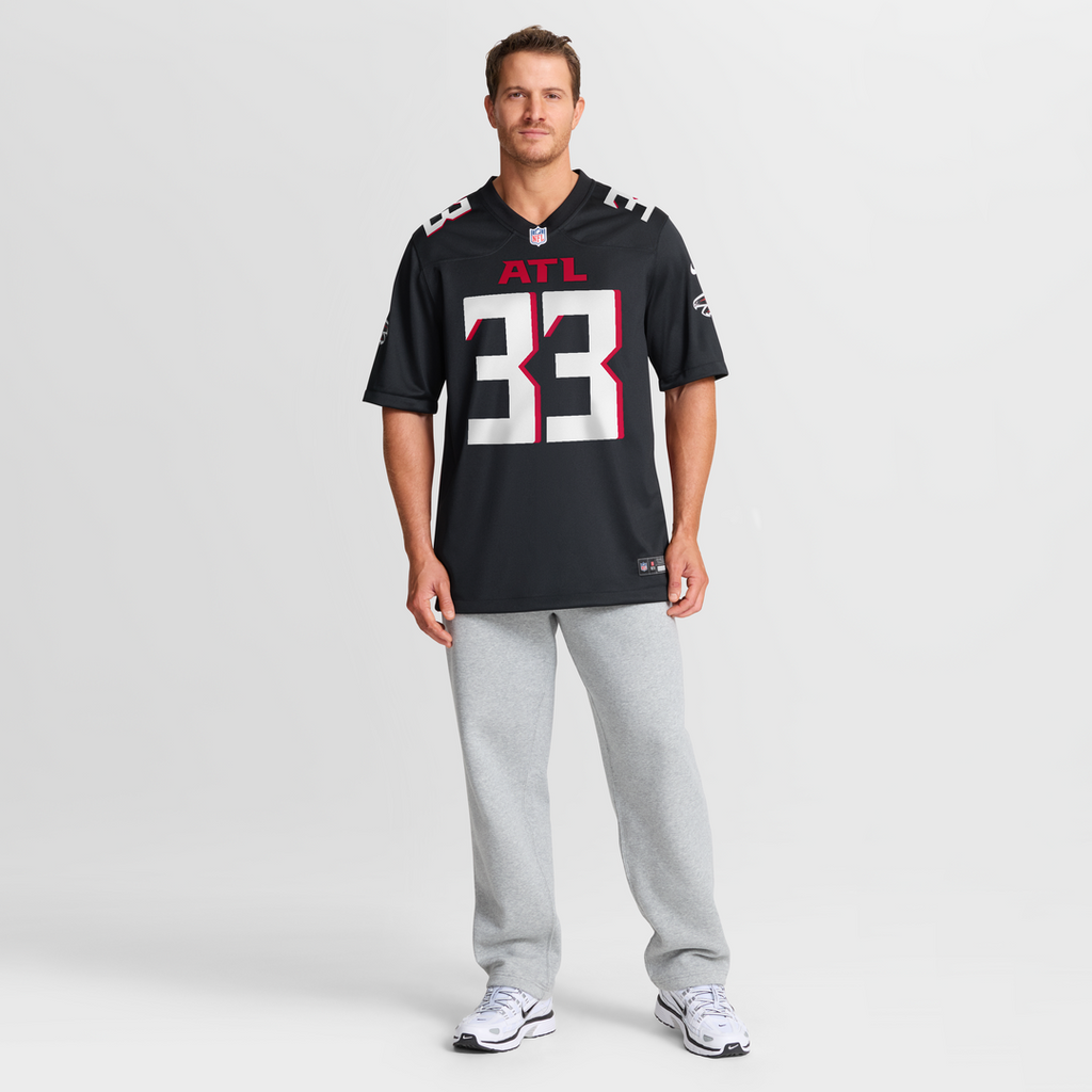 Atlanta Falcons Michael Turner Nike Black Game Retired Player Jersey